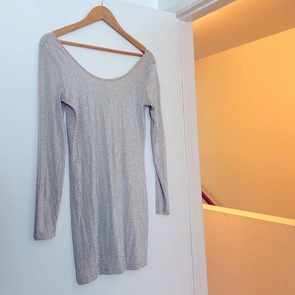 H&M Gold Sparkle Dress